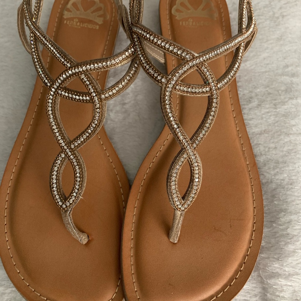 Rhinestone sandals